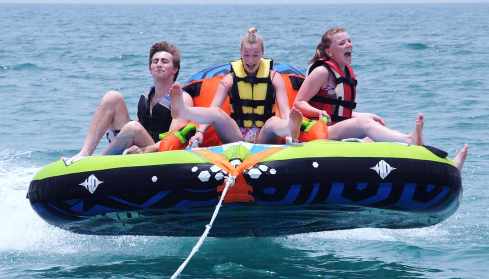 Поездка на пончиках в Дубай Джумейра