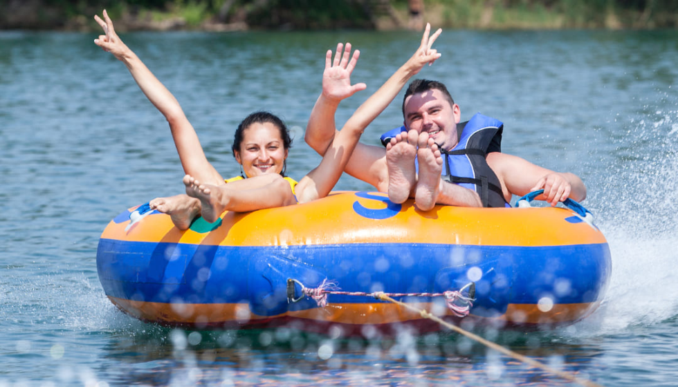 Поездка на пончиках в Дубай Джумейра