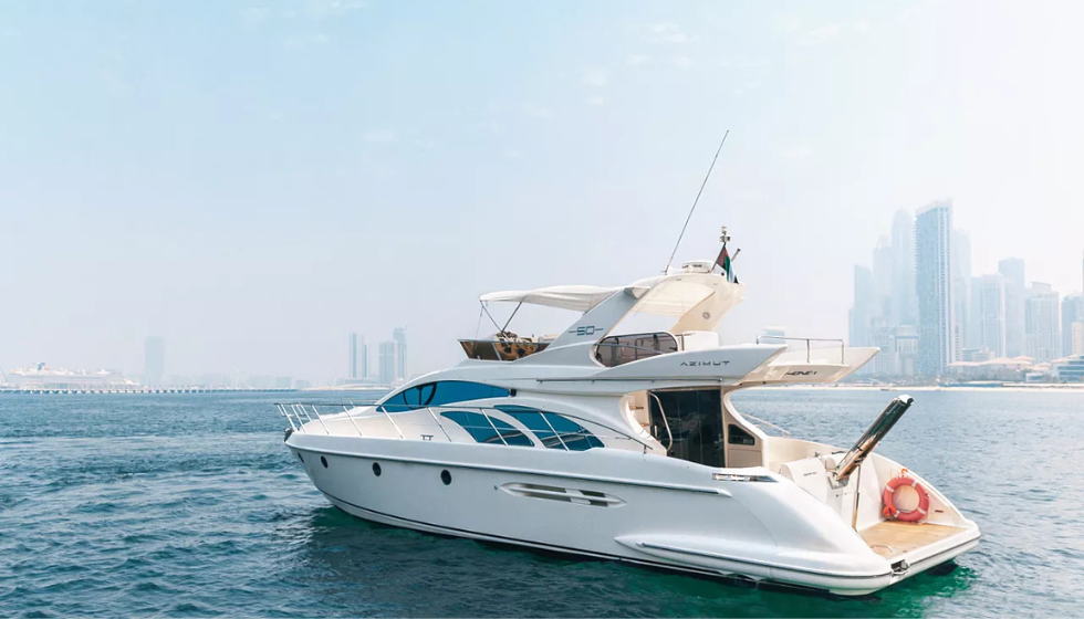 Rent Yacht Azimut 50 Feet Monica In Dubai For 15 Persons