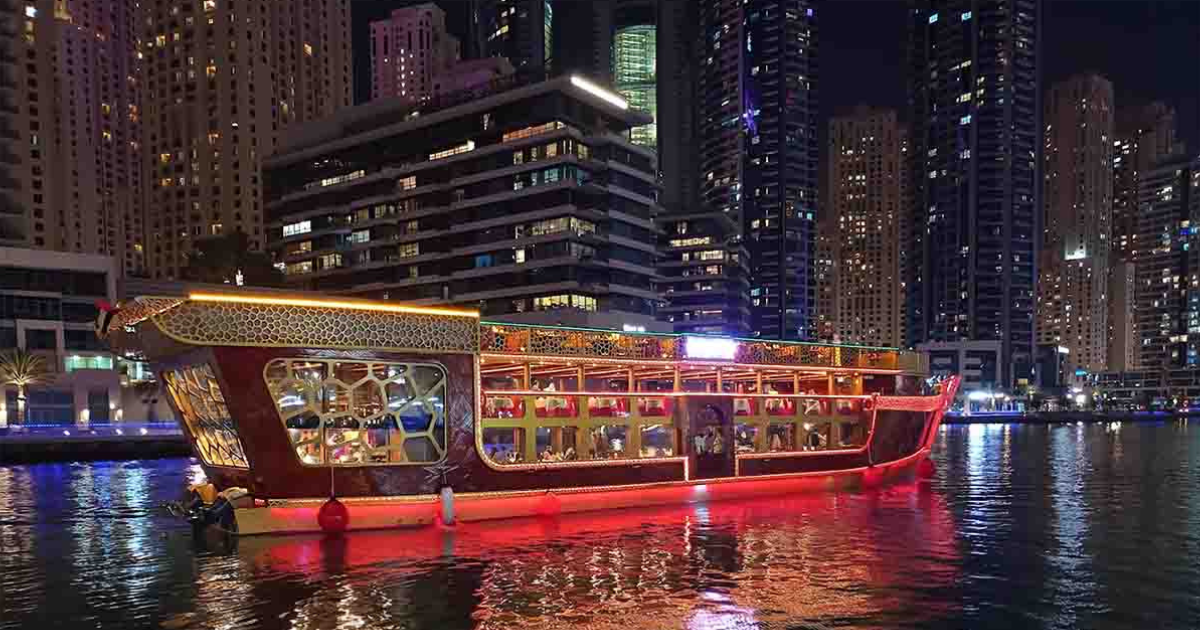 Ocean Empress Dinner Cruise in Marina Dubai