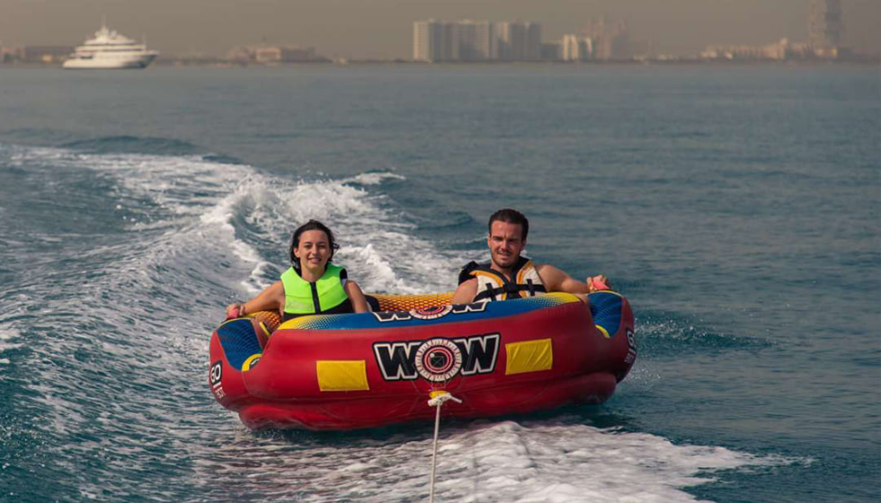 Поездка на пончиках в Дубай Джумейра